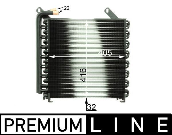 Product Image - Oliekoeler, motorolie - CLC35000P - MAHLE