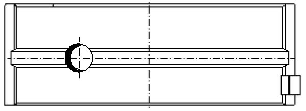 Juego de casquillos de cojinete de cigüeñal