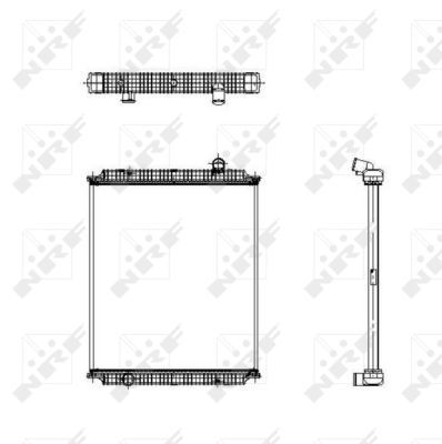 NRF 509563 Radiator, engine cooling