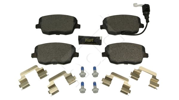 HART 256552 Brake Pad Set, Disc Brake