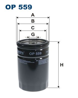 FILTRON olajszűrő OP 559