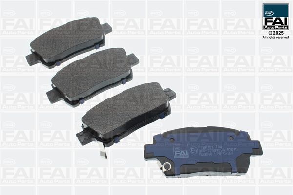 FAI AutoParts Stabdžių trinkelių rinkinys, diskinis stabdys