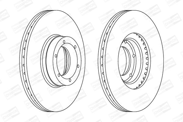 Гальмівний диск, Champion 562105