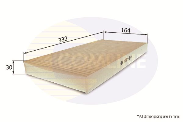 Фільтр, повітря у салоні, Comline EKF116