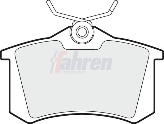 Fahren Brake Pad Set, disc brake FBP3005