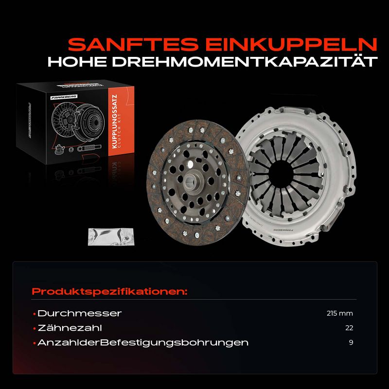 Frankberg 5481FB0037617 Sankabos komplektas