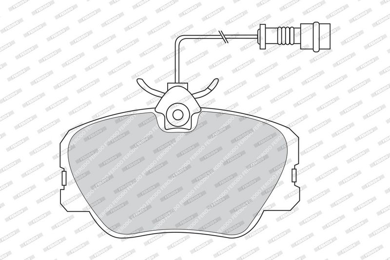 FERODO Plaquettes de frein à disque FDB415
