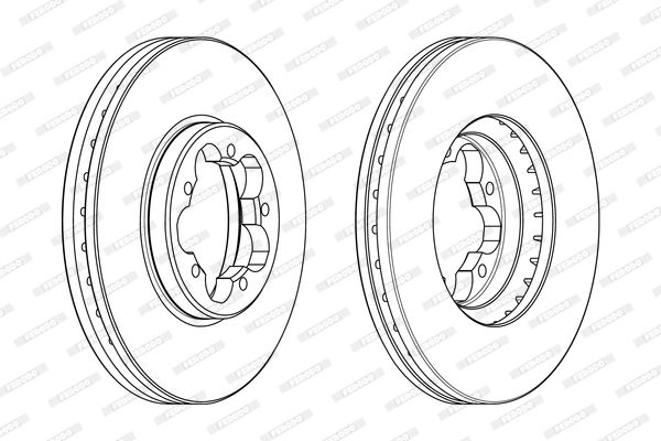 Гальмівний диск, Ferodo DDF2469