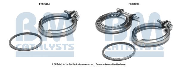 BM CATALYSTS szerelőkészlet, katalizátor FK92528