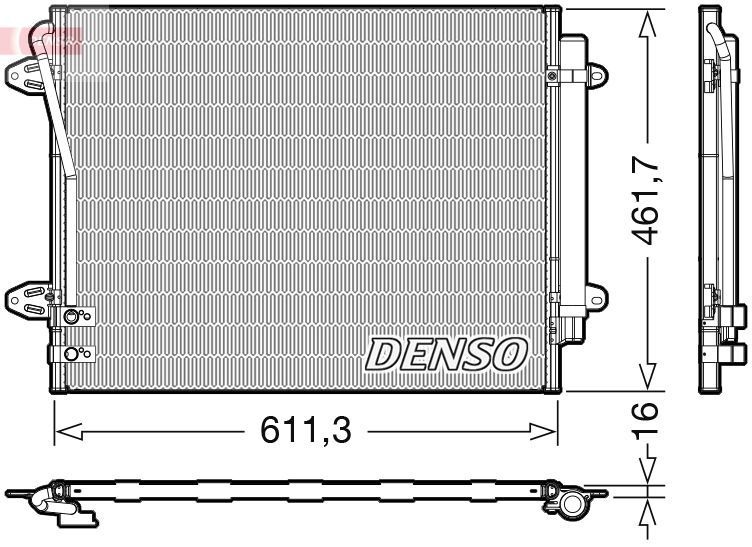 DENSO kondenzátor, klíma DCN32012