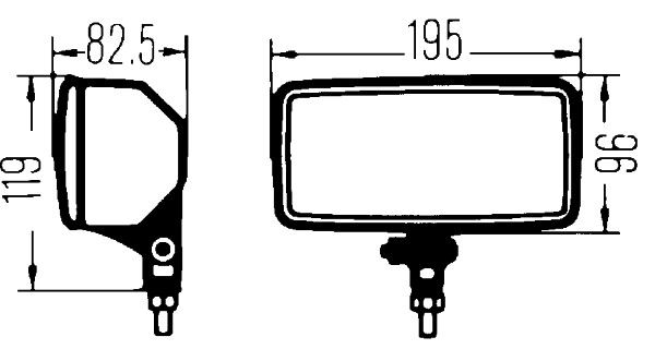 Фара дальнього світла, Hella 1FD005700-451