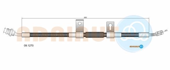Гальмівний шланг, Adriauto 09.1270