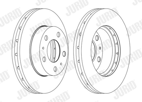 Гальмівний диск, Jurid 562630JC-1