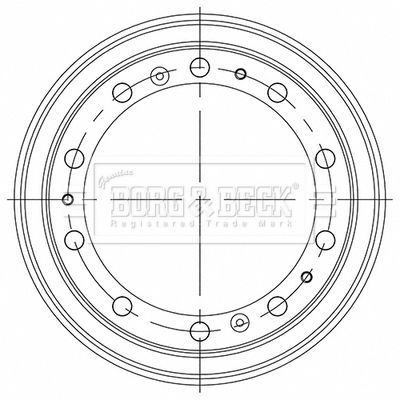 BORG & BECK BBR32559 Brake Drum