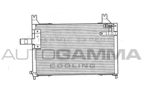 AUTOGAMMA kondenzátor, klíma 103286