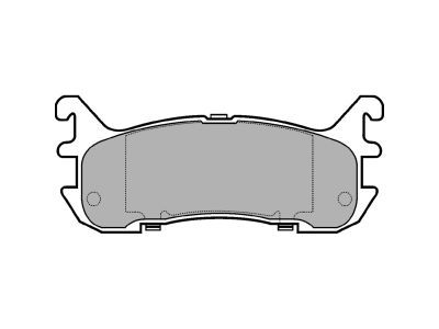 DELPHI LP932 Brake Pad Set, disc brake