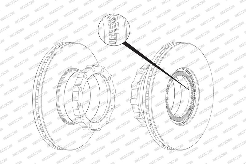 Brzdový kotouč FCR148A