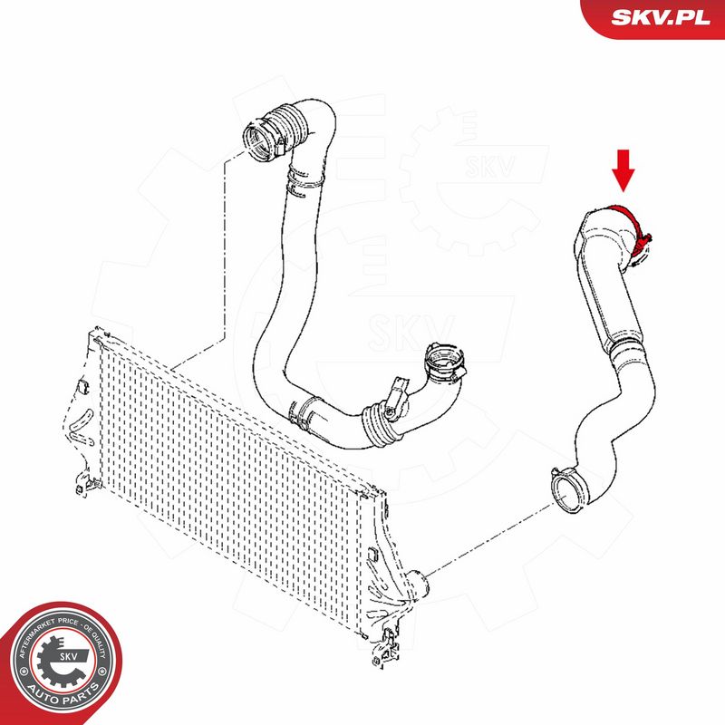 ESEN SKV 43SKV271 Charge Air Hose