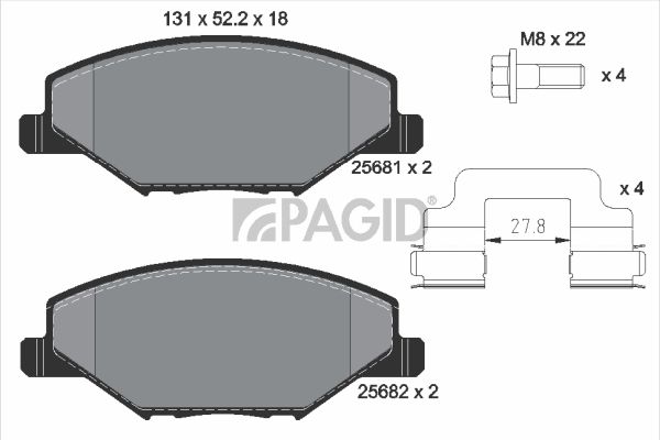 Souprava brzd, kotoučová brzda T2204N-53953N-00