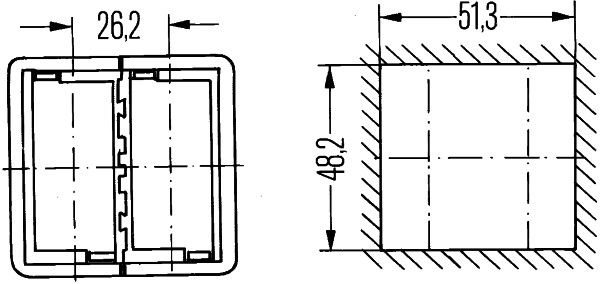 Тримач перемикача, Hella 8HG716735-001