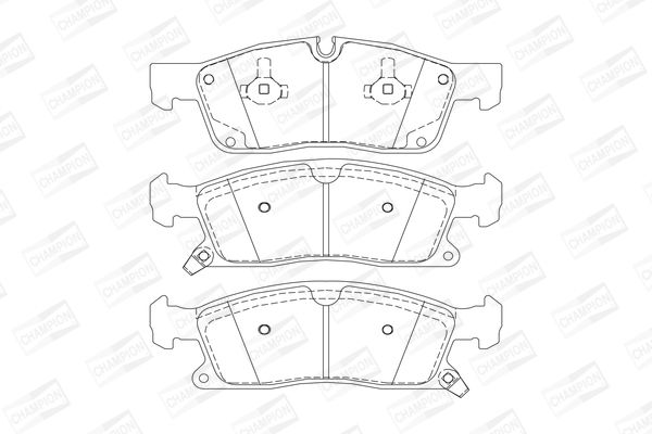 Колодки тормозные (передние) на Durango, GL-Class, GLE-Class, GLS-Class, Grand Cherokee, M-Class, ML-Class