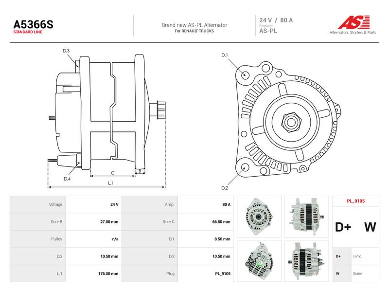 This part match OEM code: 5010306801