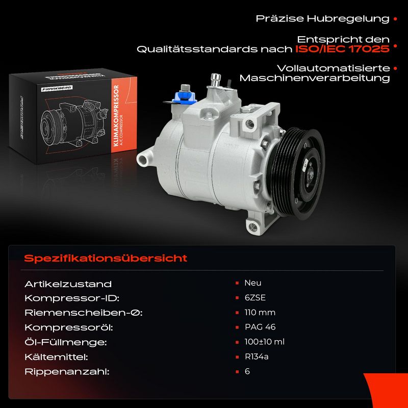 Frankberg 5481FB0044019 Compressor, air conditioning
