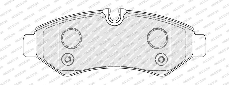 Remblokken set Achter , past: MERCEDES SPRINTER 3,5-T (B907), SPRINTER 3,5-T (B907, B910), SPRINTER 3-T (B907), SPRINTER 3-T (B910), SPRINTER 3-T (B910, B907) 2.0D-Electric 02.18-