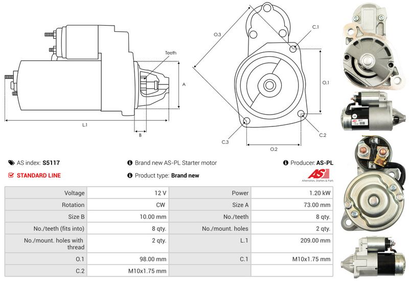 AS-PL S5117 Starter