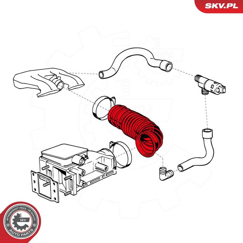 Õhutoru, õhufilter, ESEN SKV 24SKV441