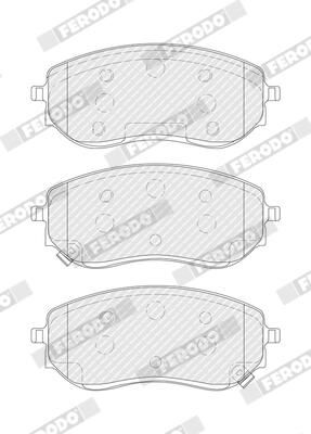 FERODO FDB5523 Brake Pad Set, disc brake
