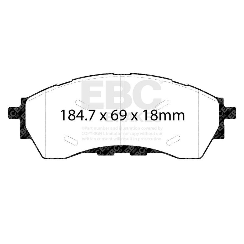 EBC Brakes Remblokkenset, schijfrem DP42445R