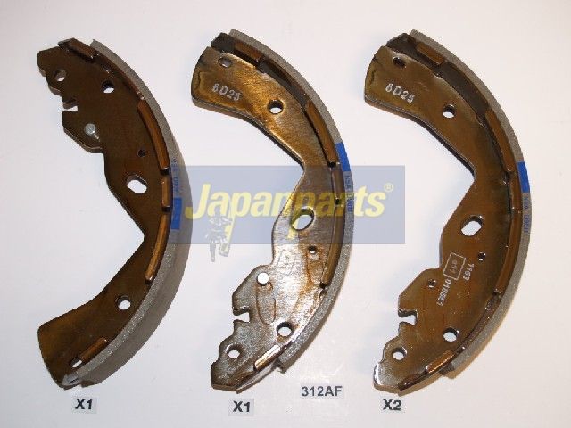 комплект спирачна челюст JAPANPARTS