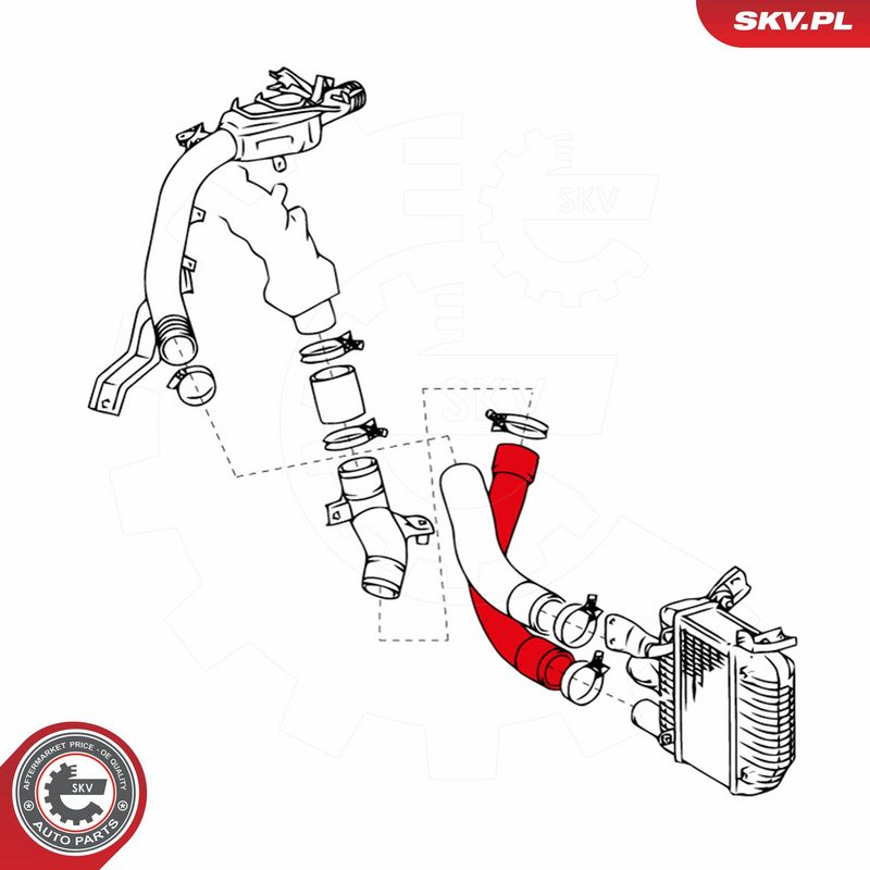 ESEN SKV 24SKV677 Charge Air Hose