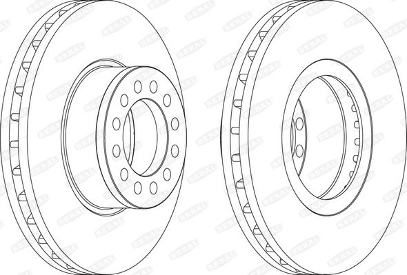 Brzdový kotouč BCR331A