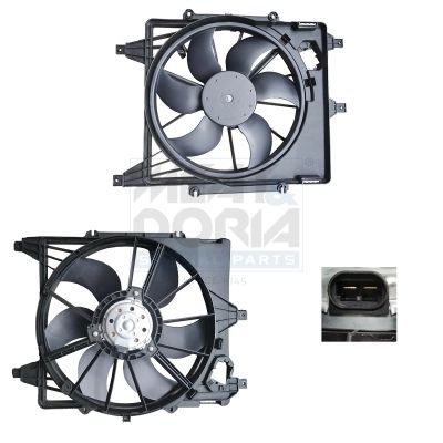 Motor eléctrico, ventilador del radiador