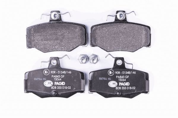 HELLA PAGID 8DB 355 018-021 Brake Pad Set, disc brake