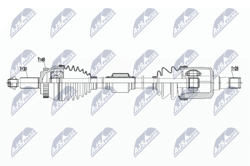 NTY NPW-HY-567 - Drive Shaft
