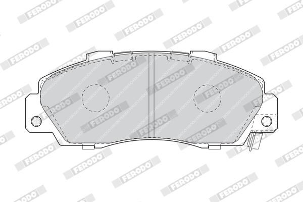 FERODO FDB1505 Brake Pad Set, disc brake