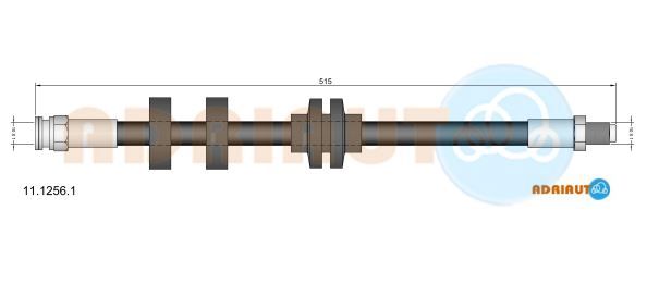 Гальмівний шланг, Adriauto 11.1256.1