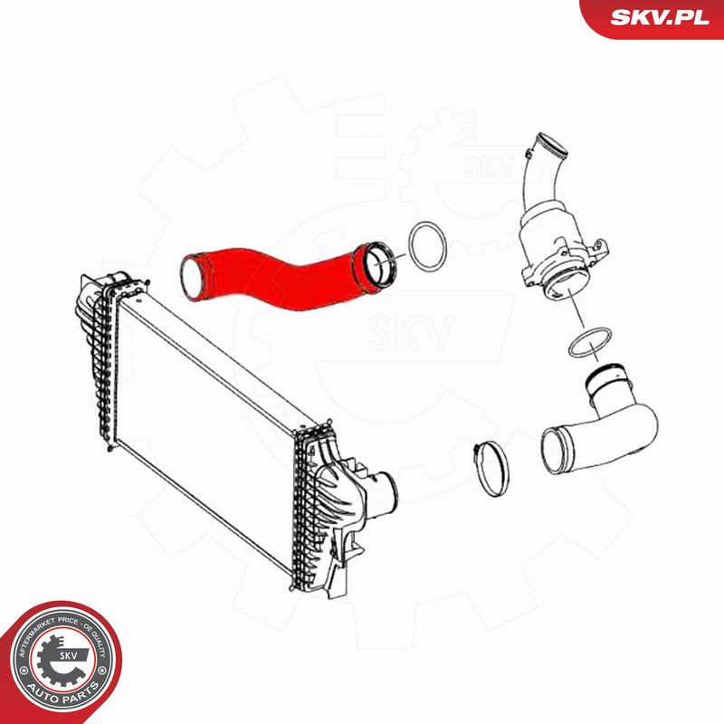 ESEN SKV 43SKV479 Charge Air Hose
