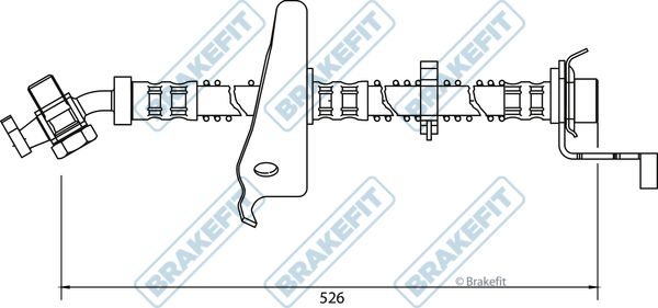 APEC Brake Hose BHO4052