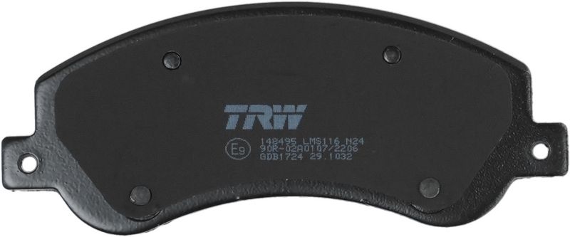 TRW GDB1724 Brake Pad Set, disc brake