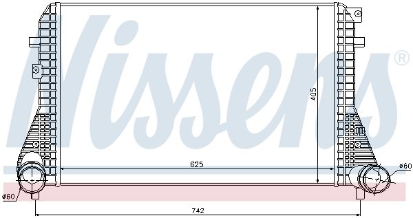 NISSENS 96542 Charge Air Cooler