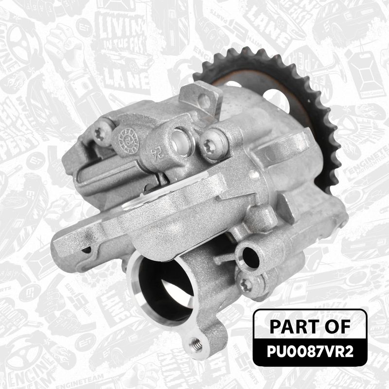 Sada řetězů, pohon olejové pumpy PU0087VR2