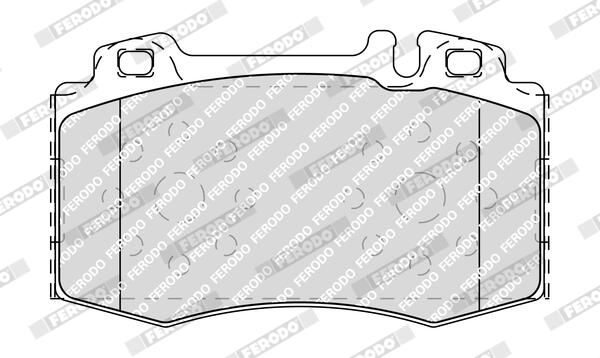 FERODO FDB1426 Brake Pad Set, disc brake