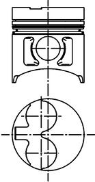 Product Image - Zuiger - 40253600 - KOLBENSCHMIDT