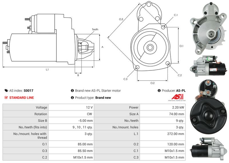 AS-PL S0017 Starter