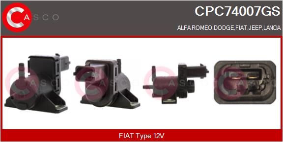 Клапан керування EGR FIAT Bravo 07-16 55204916