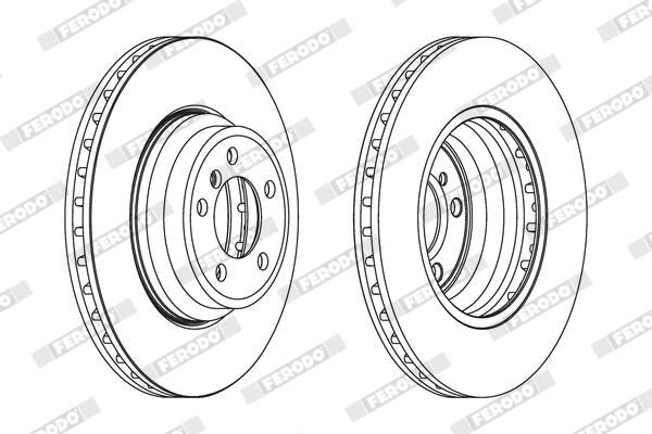 Disque+de+frein FERODO DDF1701C-1